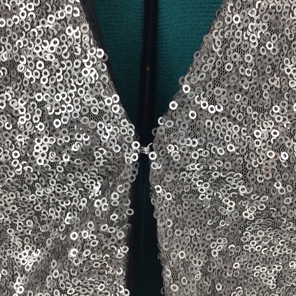 Soya Concept Gold Sequin 3/4 Sleeve Blazer, 38 - Picture 13 of 16